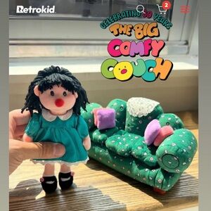 The Big Comfy Couch Doll and Sofa Set - Green